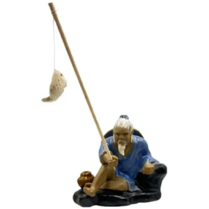 Chinese Shiwan Figure – Fisherman 7cm