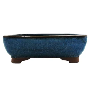 Light Blue Rectangle Ceramic Pot 25cm
