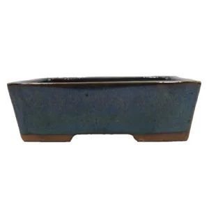 Blue Rectangle Ceramic Pot 25cm