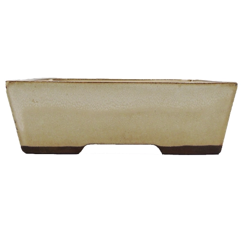 Cream Rectangle Ceramic Pot 18cm