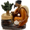 Chinese Shiwan Figure- Master Working on Bonsai 4/6cm