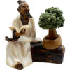 Chinese Shiwan Figure- Master Reading a Book 5cm
