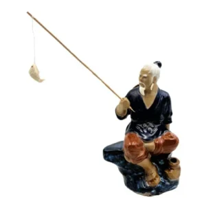Chinese Shiwan Figure – Fisherman 18cm