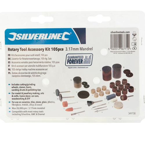 Silverline 135W Rotary Multi-Tool Kit 230V