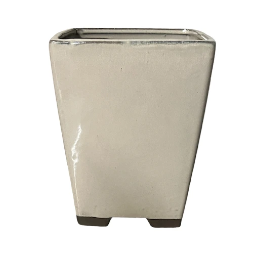 Cascading Cream Ceramic Pot 19cm