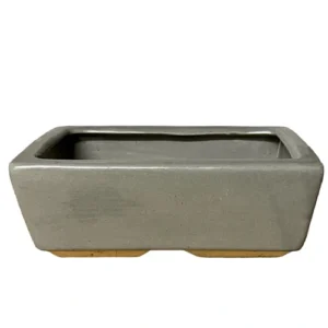 Grey Rectangle Ceramic Pot - 15cm
