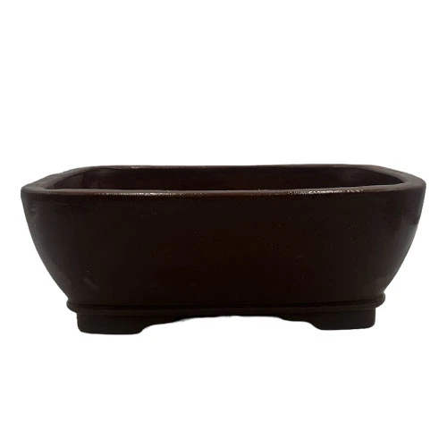 Unglazed Deep Rectangle Ceramic Pot 26cm