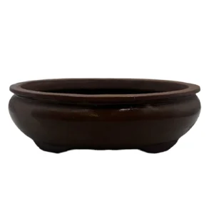 Unglazed Oval Ceramic Pot 26cm