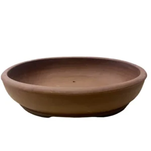 Unglazed Oval Ceramic Pot 38cm