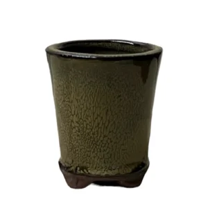 Green Tall Ceramic Pot 5cm