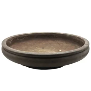 Large Brown Round Ceramic Pot 46cm