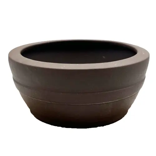 Light Brown Round Pot 15cm