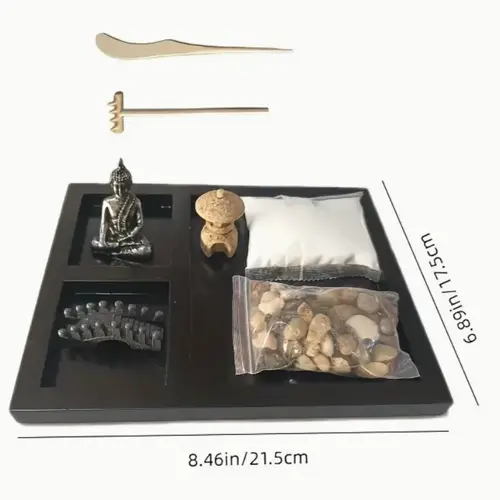 Miniature Buddha Zen Garden Kit