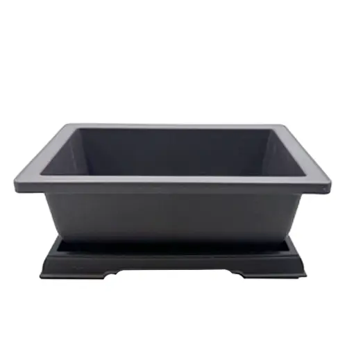 Rectangle Brown Plastic Tray 16cm