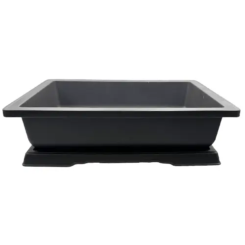 Rectangle Plastic Pot And Tray 23cm