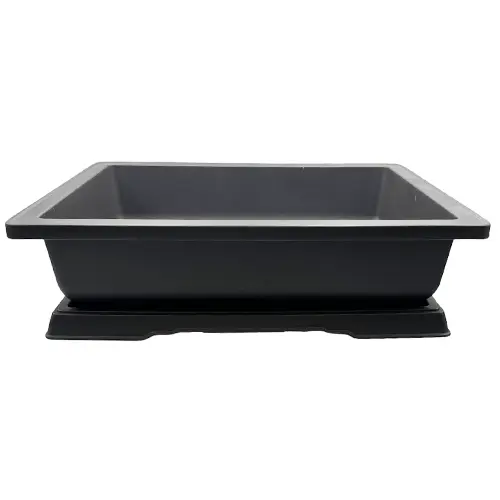 Rectangle Plastic Pot And Tray 36cm