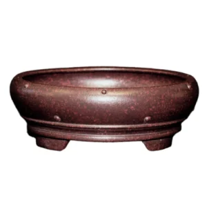 Round Dark Brown Pot 15cm