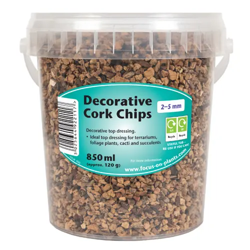 Decorative Cork Chips 2-5 mm 850ml