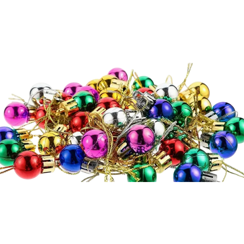 Multi-Coloured Christmas Balls