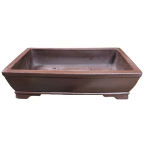 Fine Hand-made Unglazed Rectangle Pot 35cm