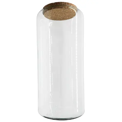Glass Terrarium Jar With Cork Lid 42cm