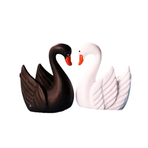 2 Pcs Swan Ornament