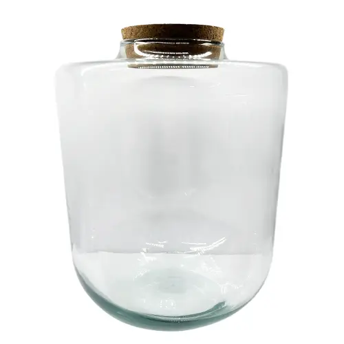 Closed Cork Top Terrarium Glass 28cm