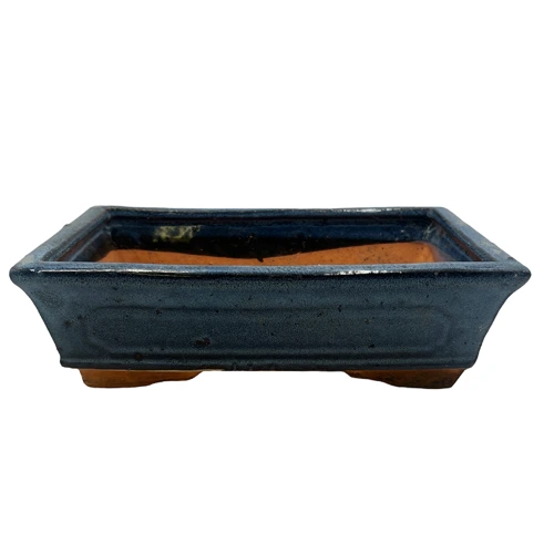 Blue Rectangle Pot 25cm