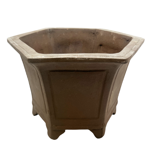 Unglazed Hexagon Pot 31cm
