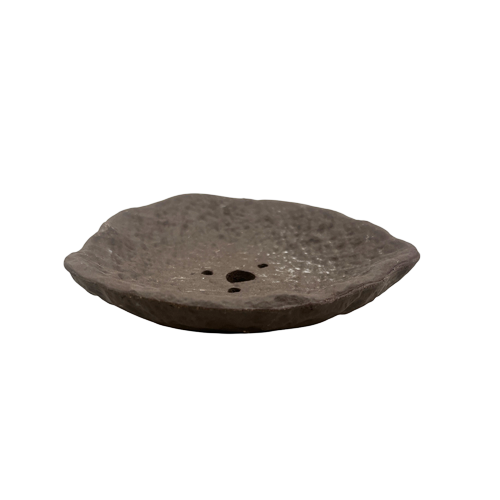 Unglazed Round Slab Pot 16cm