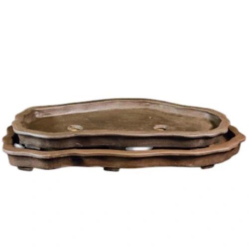 Irregular Brown Pot 91cm