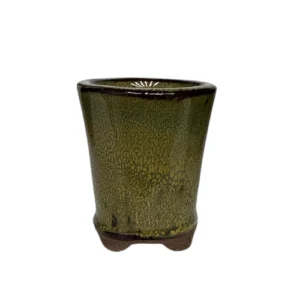 Khaki Tall Ceramic Pot 5cm