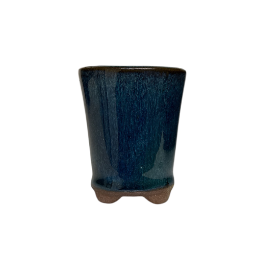 Blue Tall Ceramic Pot 5cm