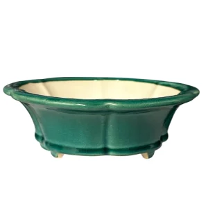 Lotus Green Fine Glazed Pot 21cm