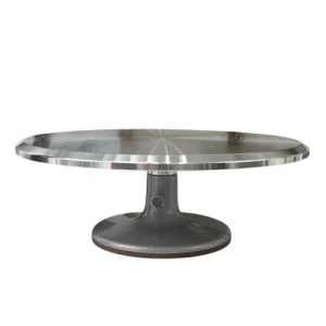 Stainless Still Bonsai Round Rotating Turn Table 36cm