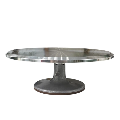 Stainless Still Bonsai Round Rotating Turn Table 36cm