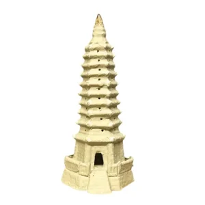 Handmade Clay Pagoda 11cm