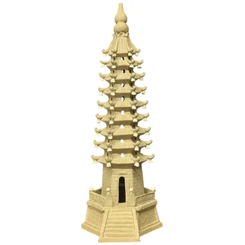 Handmade Clay Pagoda 35cm