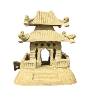 Handmade Detailed Clay Pavilion 7cm