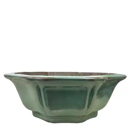 Light Blue Flower Fine Glazed Bonsai Pot 53cm