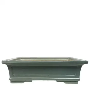 Tongrae Pale Blue Rectangle Ceramic Bonsai Pot 42cm