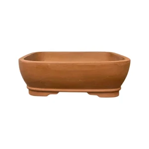 Unglazed Rectangle Ceramic Bonsai Pot 32cm