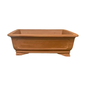 Unglazed Rectangle Ceramic Bonsai Pot 38cm