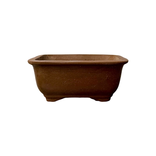 Unglazed Ceramic Bonsai Pot 16cm