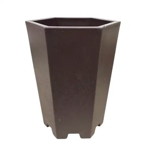 Tall Hexagon Cascading Training Plastic Pot 9cm