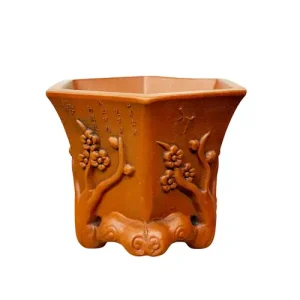Hexagonal Patterned Pot 12cm