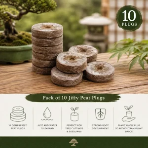 Jiffy Peat Propagation Plugs (Pack of 10)