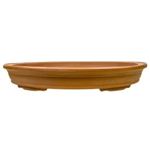 Handmade Unglazed Oval Pot